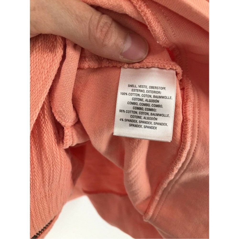 Moving Sale! Anthropologie Saturday Sunday Quinn Peach Women's Jacket Medium EUC - Picture 9 of 11